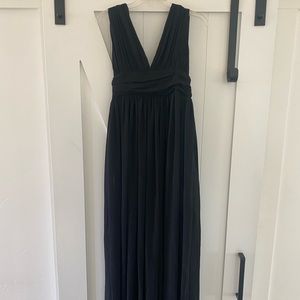Long black dress